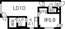 KDMハイツの間取り画像