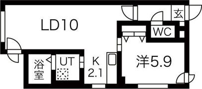 KDMハイツの間取り画像