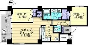 ダイアパレスアヴェニュー植物園の間取り画像
