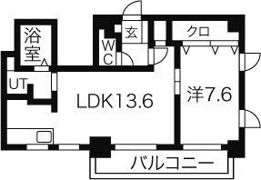 ロイスガーデン山鼻の間取り画像