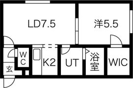 ステージノア東札幌の間取り画像
