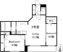 Augusta伏見の間取り画像