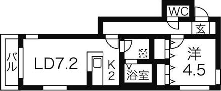 アヴァンツァーレの間取り画像