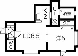 ピースハーモニー南平岸Aの間取り画像