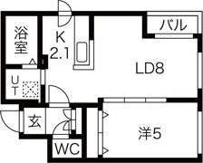 メゾン・ド・ルポ豊平の間取り画像