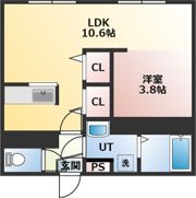 シャトー北24条の間取り画像