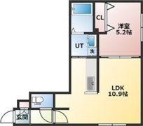 ブランノワール北円山の間取り画像