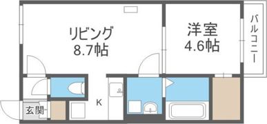 NAGI桑園の間取り画像