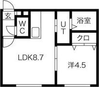 Angeaile43°の間取り画像