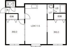 クレステージ西宮の沢の間取り画像