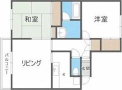 ル・パルクめぐみIIの間取り画像