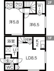 ヒルズ金山の間取り画像
