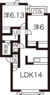 サニータウン サウス館の間取り画像