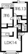 サニータウン サウス館の間取り画像