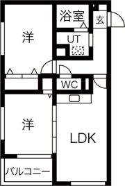 ラークヒルズマンションの間取り画像