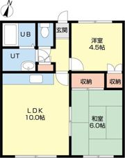 富丘マンションの間取り画像