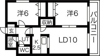 マジェスティック手稲の間取り画像