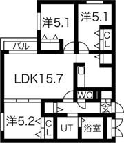 ZABO HILLS 手稲の間取り画像