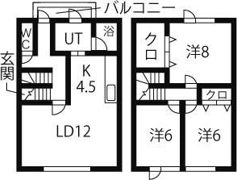 グローハウス1号館の間取り画像
