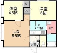 フォーサイト八番館の間取り画像