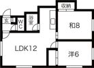 コーポまるとみの間取り画像