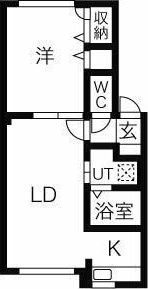 エスポワール Bの間取り画像