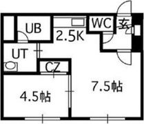 エポック南7条館の間取り画像