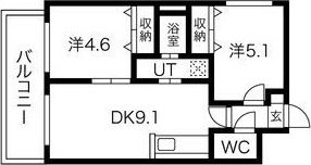 プロヴィデンス北円山の間取り画像