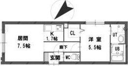 グランメールクレールの間取り画像