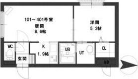 グランメール北円山の間取り画像