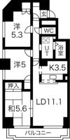Vest Life TAKAKUWAの間取り画像