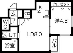 Terrace Natsume（テラスナツメ）の間取り画像