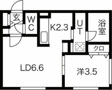 Tiberina中の島の間取り画像