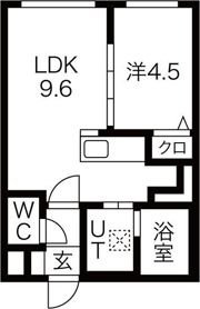 CSK南8条の間取り画像