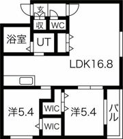 Casa de Shelley（カサ デ シェリー）の間取り画像