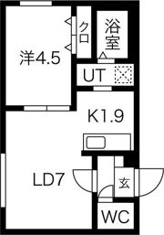 Flan N3の間取り画像