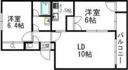 フリューゲル石山の間取り画像
