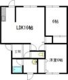 中のマンションDの間取り画像