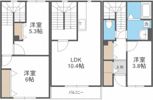 メニーズコート西宮の沢タウンD棟の間取り画像