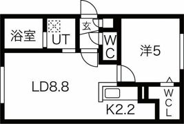 B.M.S 豊平の間取り画像