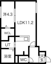 L/R YAMAHANAの間取り画像