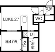 オレンジレジデンスウェストの間取り画像