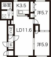 大光七番館の間取り画像