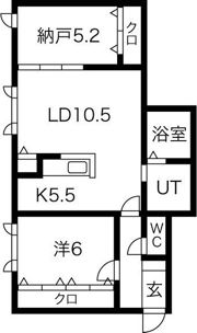 Cielo屯田（シエロ屯田）の間取り画像