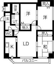 ピュアコート北33条の間取り画像