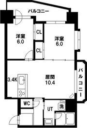 メープル川沿の間取り画像