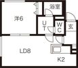 プリマクラッセ菊水の間取り画像