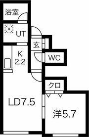 モンレーヴVIの間取り画像