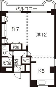 ネスト南2条の間取り画像