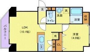 ノースプレミア大通北の間取り画像